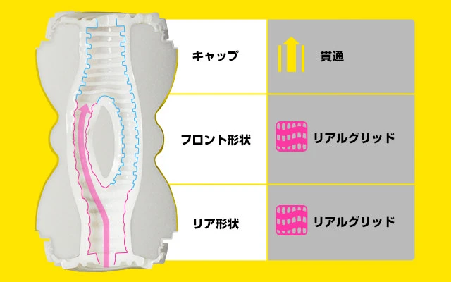 メンズマックスエアーのブラックと断面図
